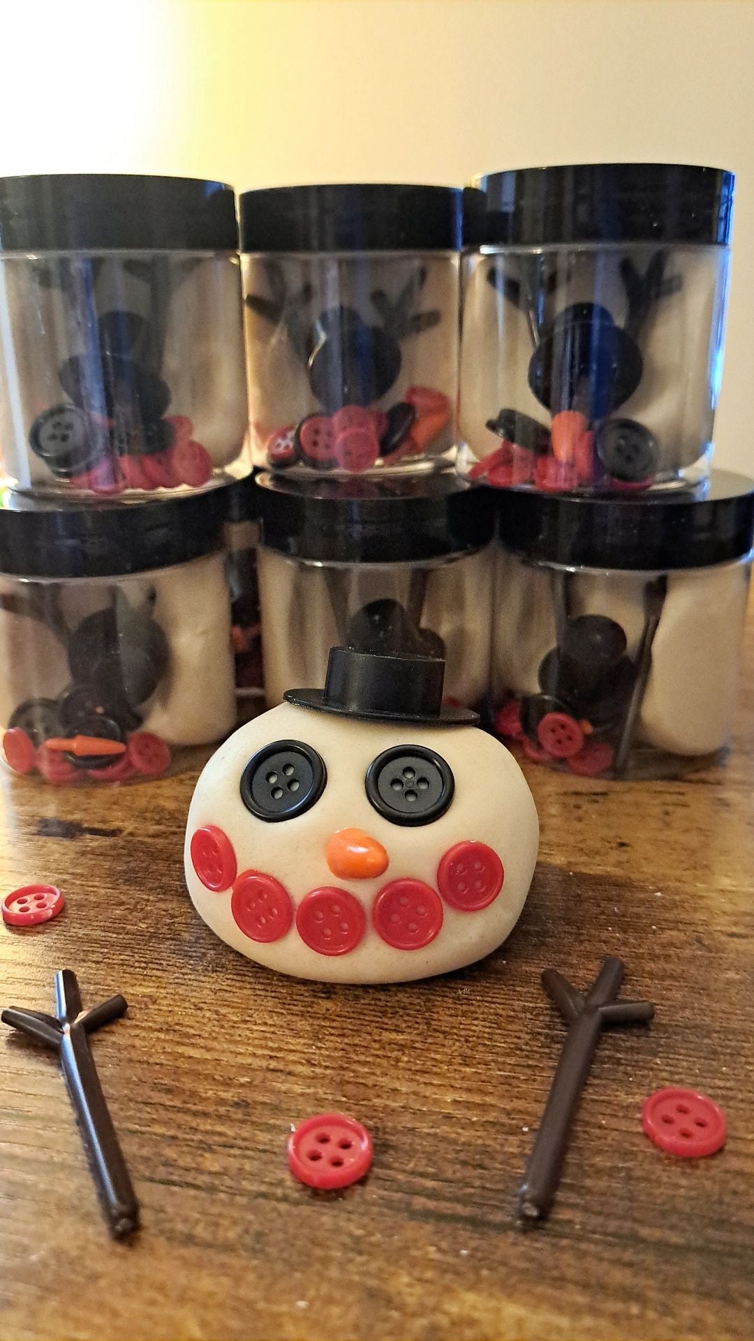 Snowman Dough Kit